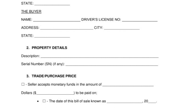 Free Oregon General Bill Of Sale Form Word Pdf Eforms Free regarding dimensions 791 X 1024