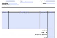 Free Personal Invoice Template Excel Pdf Word Doc intended for measurements 936 X 1044