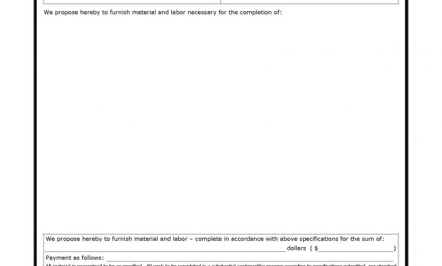 Free Print Contractor Proposal Forms Construction Proposal Form inside measurements 1700 X 2199