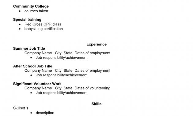 Free Resume Templates High School Students Freeresumetemplates for dimensions 1275 X 1650