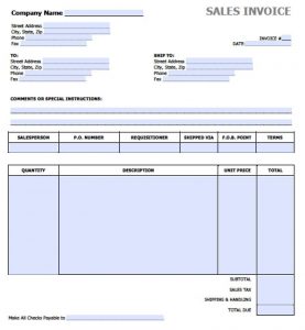 Free Sales Invoice Template Excel Pdf Word Doc with measurements 928 X 1006