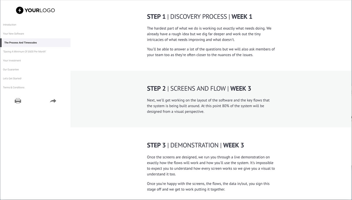 Free Software Development Proposal Template Better Proposals within sizing 1200 X 681