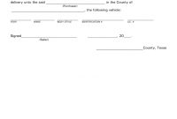 Free Texas Motor Vehicle Bill Of Sale Form Pdf Eforms Free Texas Car pertaining to size 791 X 1024