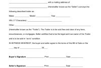 Free Trailer Bill Of Sale Form Word Pdf Eforms Free Fillable throughout size 791 X 1024