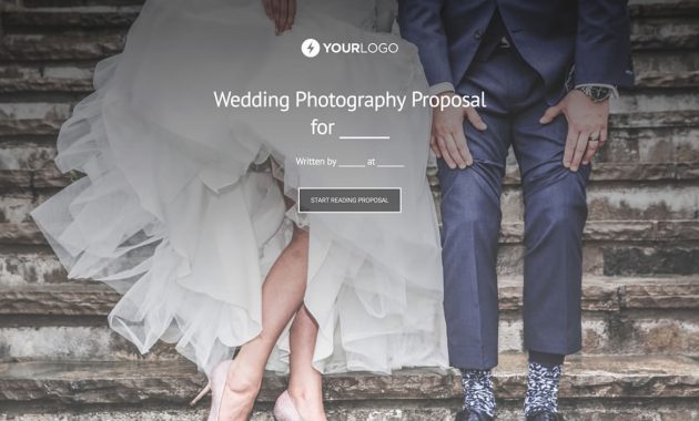 Free Wedding Photography Proposal Template Better Proposals intended for proportions 1200 X 703