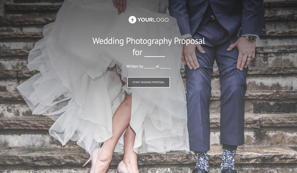 Free Wedding Photography Proposal Template Better Proposals intended for proportions 1200 X 703