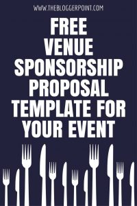 Freebies Free Venue Sponsorship Proposal Template For Your Event regarding sizing 735 X 1102