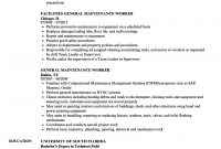 General Maintenance Worker Resume Samples Velvet Jobs with dimensions 860 X 1240