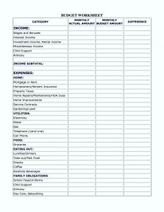 Household Budget Template Canada Template Update234 Template throughout dimensions 1058 X 1370