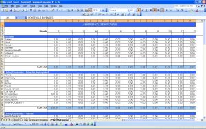 Household Expenses Excel Templates pertaining to measurements 1280 X 800