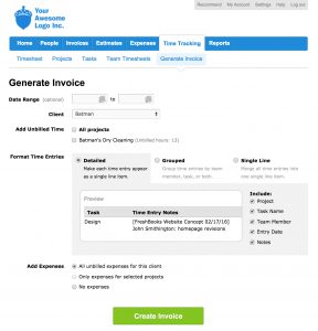 How Do I Generate An Invoice From Tracked Time Freshbooks with size 1454 X 1517