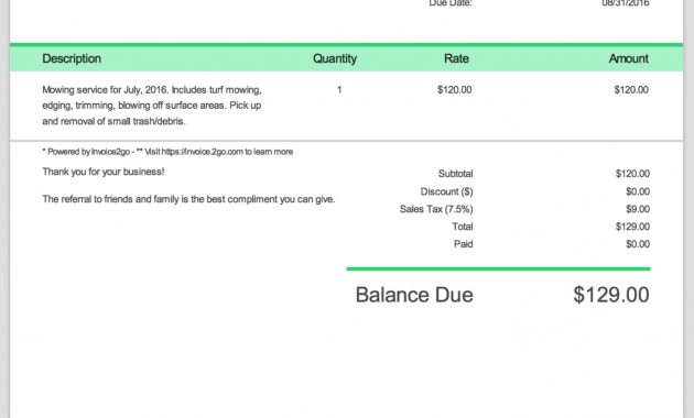 How To Create A Professional Invoice Sample Invoice Templates regarding dimensions 1388 X 1952