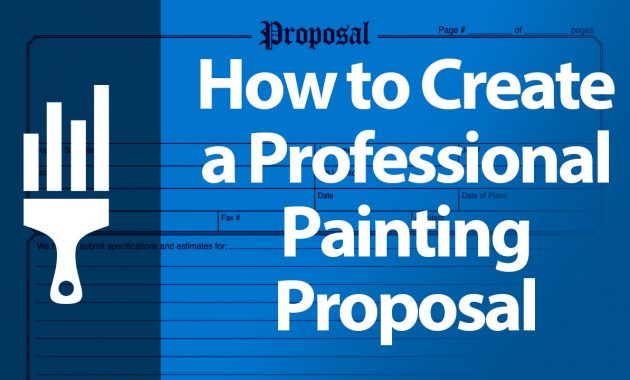 How To Create A Professional Painting Proposal Painting Business Pro with regard to sizing 1280 X 720