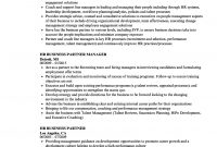 Hr Business Partner Resume Samples Velvet Jobs throughout measurements 860 X 1240