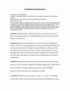 Images Of Smalls Loan Proposal Template Leseriail For Bank Loans with dimensions 1024 X 1325