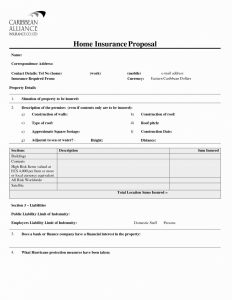 Insurance Quote Sheet Template Or Form Insurance Proposal Form with dimensions 1084 X 1403