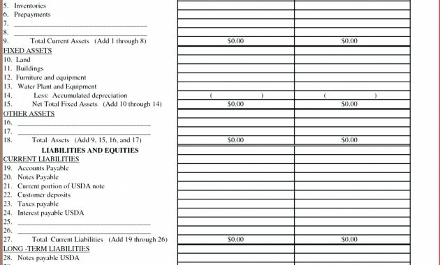 Investment Proposal Template Excel General Blank Balance Sheet inside proportions 1470 X 1920