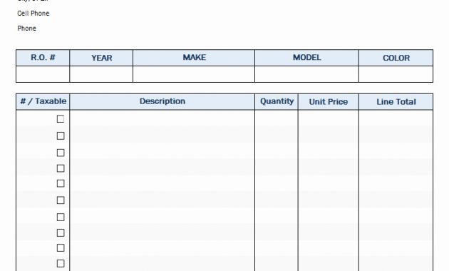 Invoice For Computer Services Download Computer Repair Invoice regarding measurements 718 X 1154