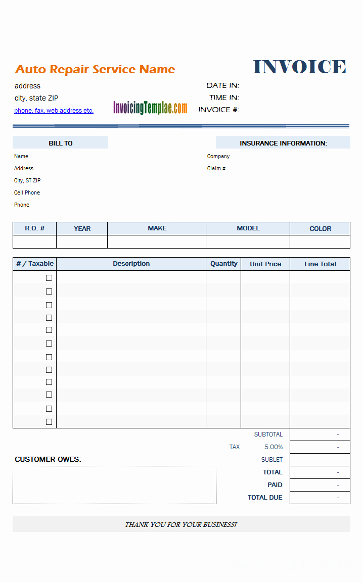 Invoice For Computer Services Download Computer Repair Invoice regarding measurements 718 X 1154