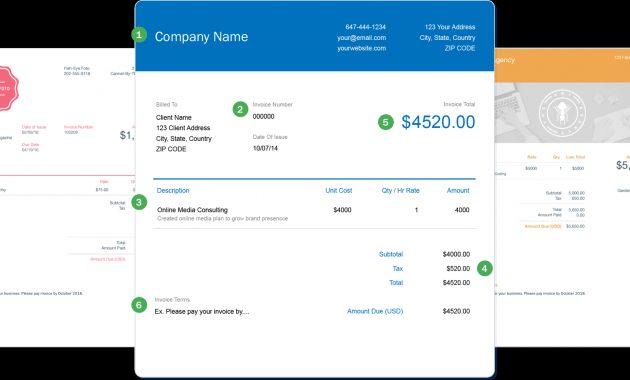 Invoice Templates Freshbooks throughout measurements 1910 X 998