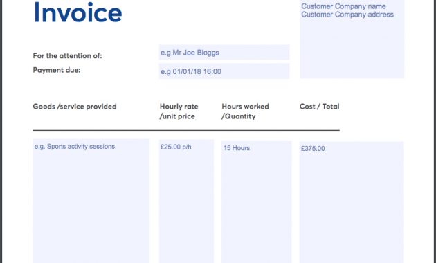 Invoicing Templates pertaining to dimensions 801 X 1129