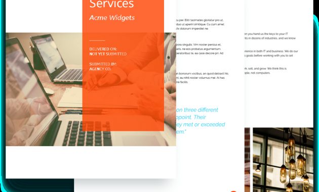 It Services Proposal Template Free Sample Proposify with dimensions 1116 X 1107