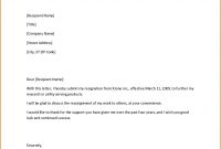 Job Resignation Letter Sample Doc Ausreise Info for sizing 1281 X 1656