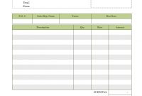 Lawn Care Invoice Template intended for size 742 X 1212