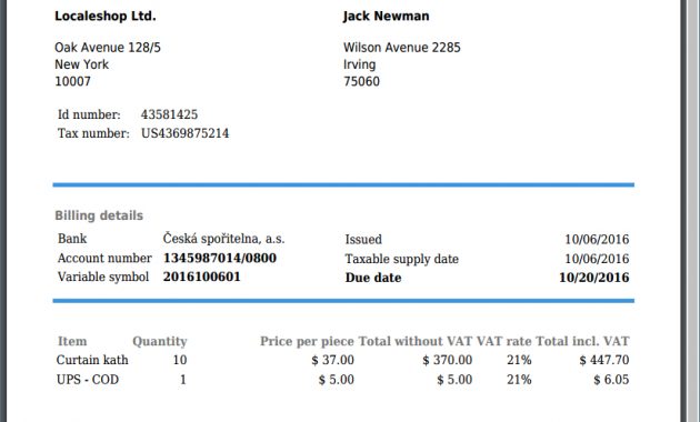 Lesson 42 E Shop In Php Pdf Invoice Template regarding dimensions 824 X 1016