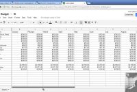 Making A Yearly Budget With Google Spreadsheet Youtube throughout measurements 1280 X 720