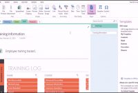 Microsoft Onenote 2013 Training Using Templates with regard to size 1372 X 775