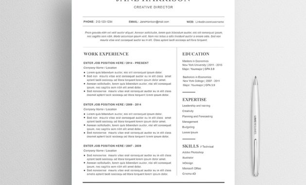 Minimalist Resume Template Minimalist Resume Design Limeresumes with size 1094 X 1094