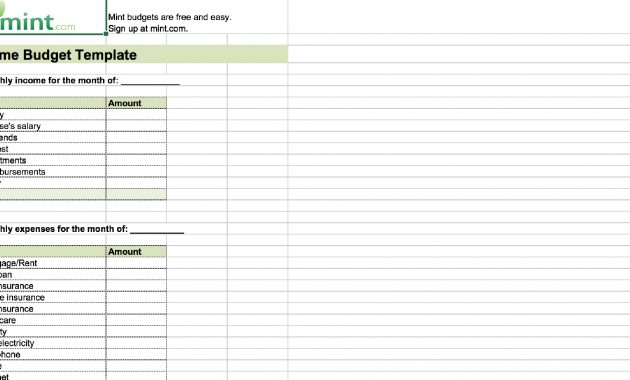 Mint Budget Template Yelomdigitalsiteco throughout measurements 1920 X 1081