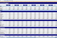 Monthly And Yearly Budget Spreadsheet Excel Template intended for proportions 1400 X 859