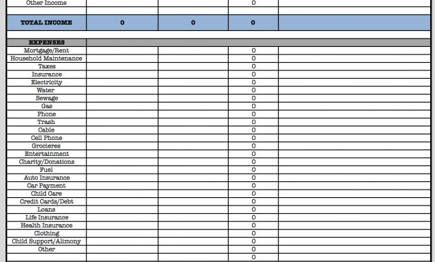 Monthly Budget Spreadsheet Finances Pinterest Budgeting inside sizing 1092 X 1060