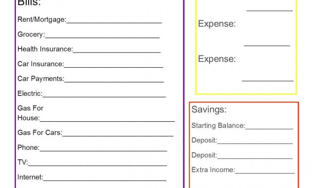 Monthly Family Budget If Only I Was This Organized inside measurements 1275 X 1650