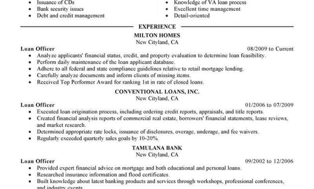 Mortgage Loan Originator Resume Specialists Opinion Resume intended for proportions 800 X 1035