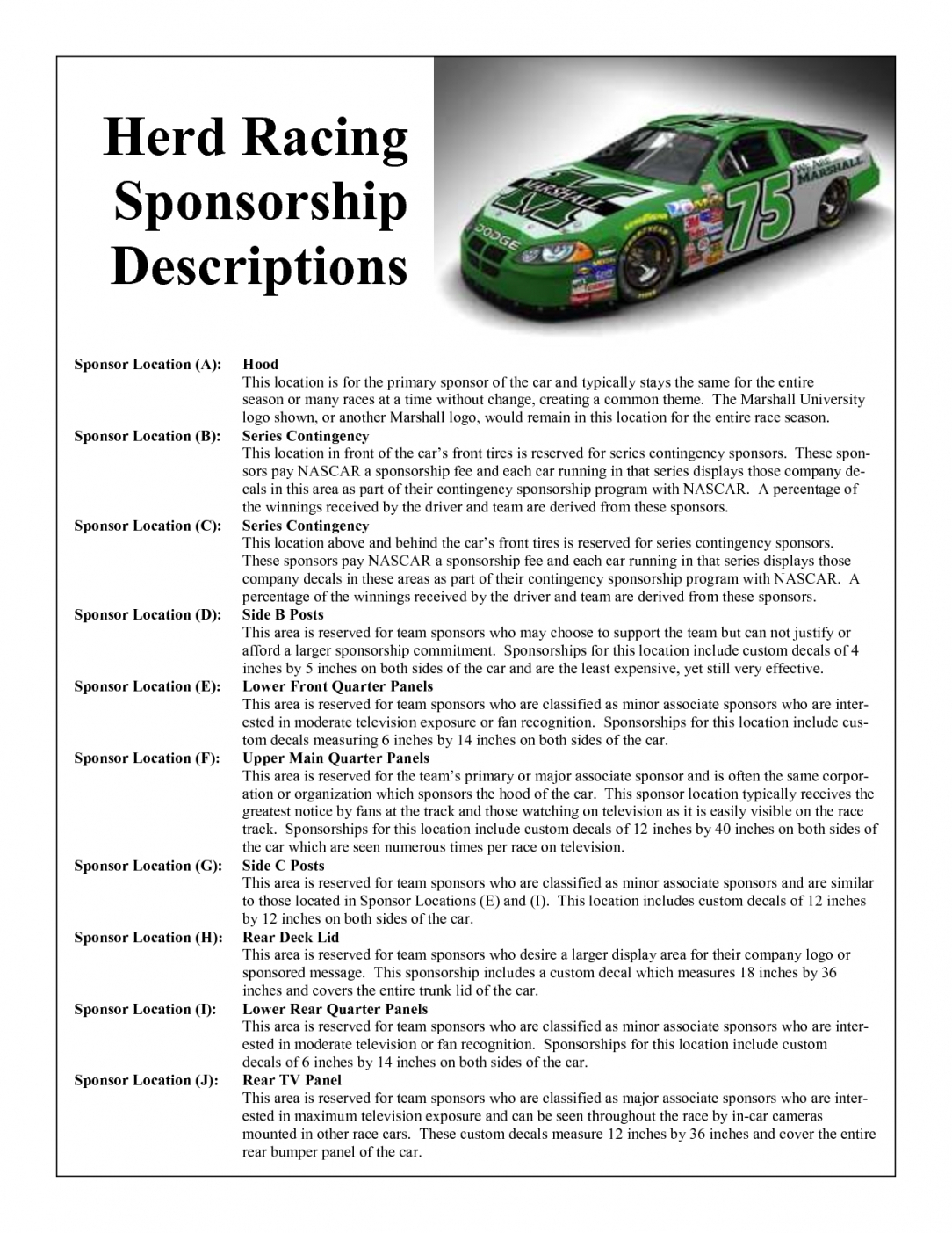 Drag Racing Sponsorship Proposal Template • Business Template Ideas