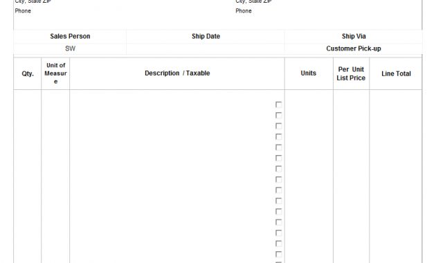 New Zealand Tax Invoice Template with size 816 X 1126