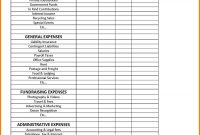 Non Profit Budget Template Excel My Spreadsheet Templates inside dimensions 1250 X 1614