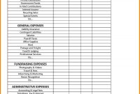 Non Profit Budget Template Excel My Spreadsheet Templates intended for proportions 1250 X 1614