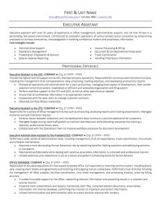 Office Administrative Assistant Resume Sample Professional Resume throughout measurements 800 X 1035