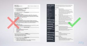 One Page Resume Templates 15 Examples To Download And Use Now inside sizing 2400 X 1280