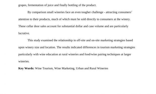 Pdf Differences In Tourism Marketing Strategies Between Wineries throughout proportions 850 X 1100