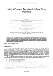 Pdf Using A Protocol Template For Case Study Planning within sizing 850 X 1203