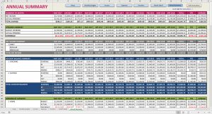 Premium Excel Budget Template Savvy Spreadsheets in proportions 1400 X 758