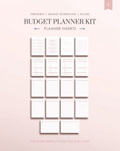 Printable Budget Template Amazing Design Printable Budget Planner regarding size 1667 X 2092