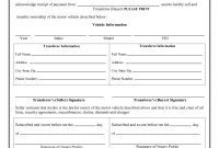 Printable Sample Auto Bill Of Sale Form Forms And Template In 2018 regarding sizing 1275 X 1650