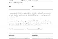 Printable Sample Bill Of Sale Templates Form Forms And Template In in measurements 1275 X 1650