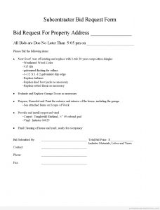 Printable Subcontractor Bid Request Form And Standardized Scope Of within size 1275 X 1680
